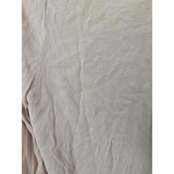 ILLA ILLA Womens Long Sleeve Blouse Peach Color Size Medium - Picture 6 of 7